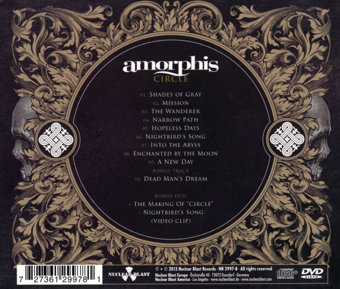 아모르피스 - Amorphis - Circle 2Cds [1CD+1DVD] [디지팩] [U.S발매]