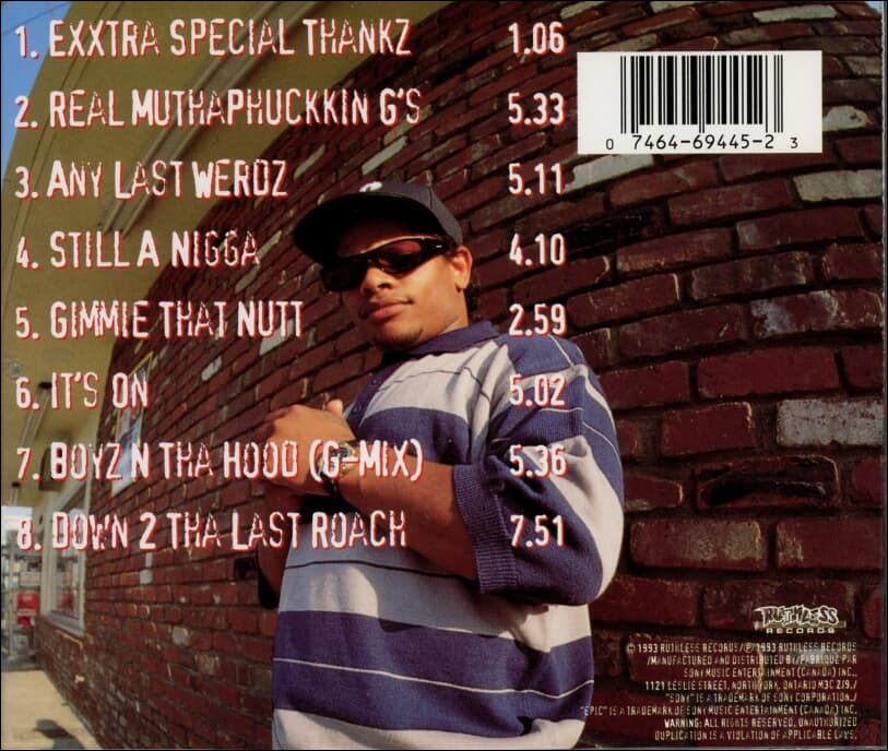 이지 이 (Eazy-E) - It's On (Dr. Dre) 187um Killa (US발매)
