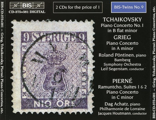 롤랜드 폰티넨 - Roland Pontinen - Tchaikovsky,Grieg,Pierne Piano Concertos, Ramuntcho Suites 2Cds [오스트리아발매]