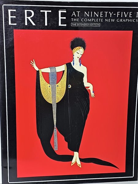 ERTE AT NINETY-FIVE 1 -패션,디자인-260/340/12, 124쪽, 큰컬러화집-일본프린트판-절판된 귀한책-