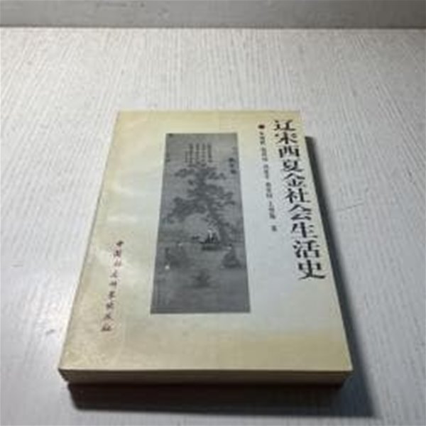 遼宋西夏金社會生活史 (中國古代社會生活史書系, 중문간체, 1998 초판) 요송서하금사회생활사