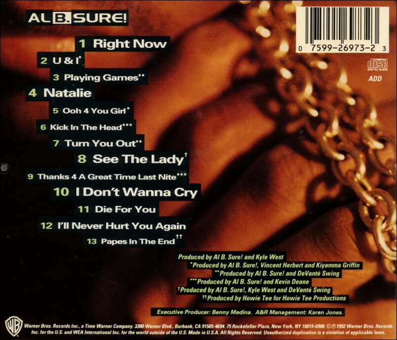 Al B. Sure!(알 비 슈어) - Sexy Versus(US발매)