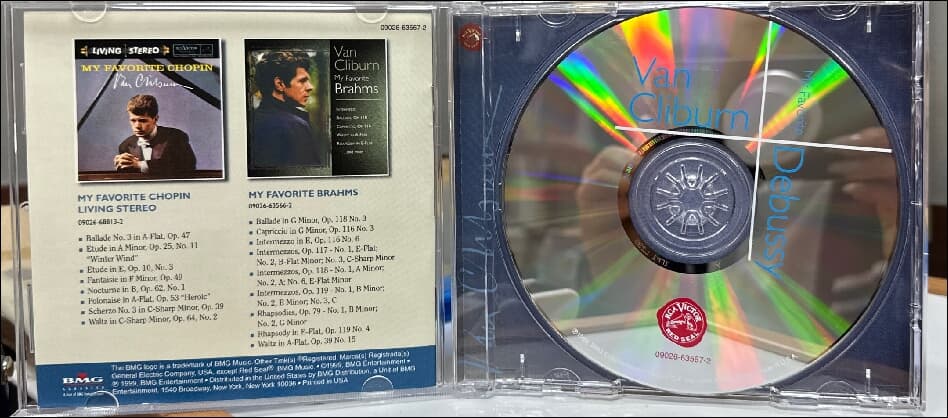 Debussy : 드뷔시 유명 작품집 (My Favorite Debussy) - 클라이번 (Van Cliburn) (US발매)