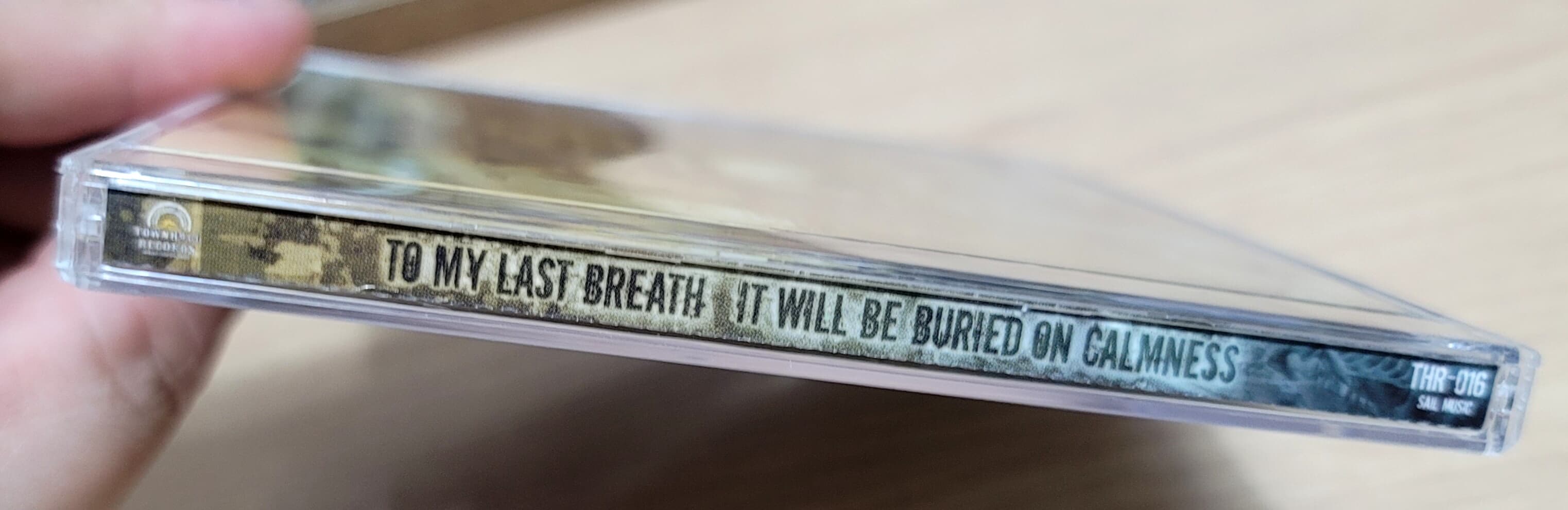 (희귀) To My Last Breath (투 마이 라스트 브레스) - It Will Be Buried On Calmness (스티커 세트 포함)