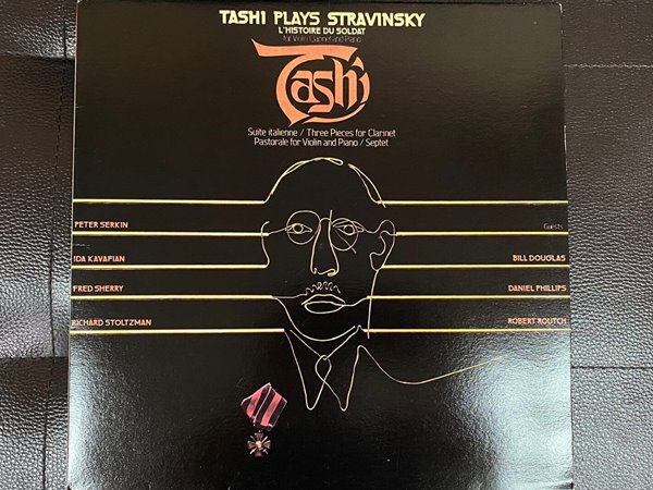 [LP] 타시 콰르텟 - Tashi Quartet - Plays Stravinsky LP [서울-라이센스반]