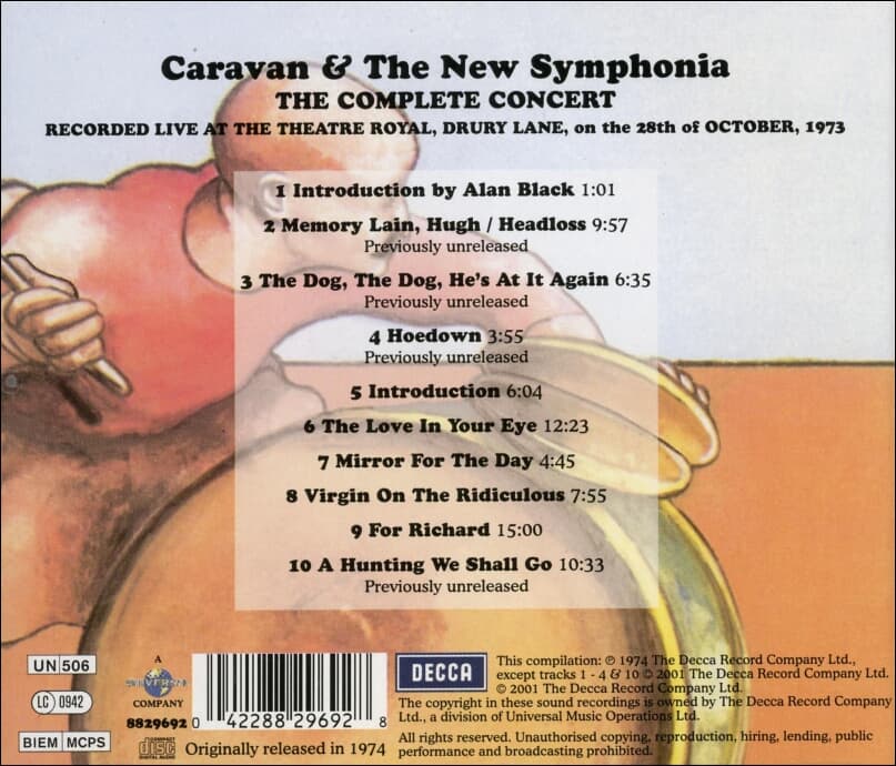 캐러밴 (Caravan) - Caravan & The New Symphonia (UK & Europe발매)