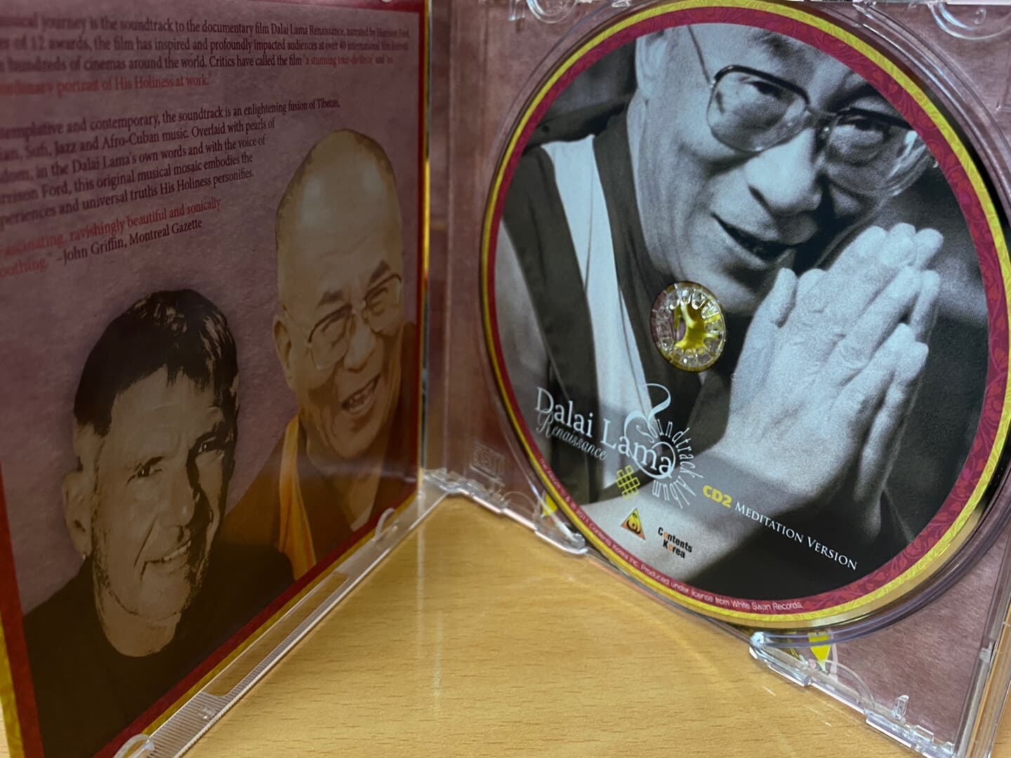 달라이 라마 르네상스 - Dalai Lama Renaissance OST 2Cds [1CD OST+1CD 명상음악]