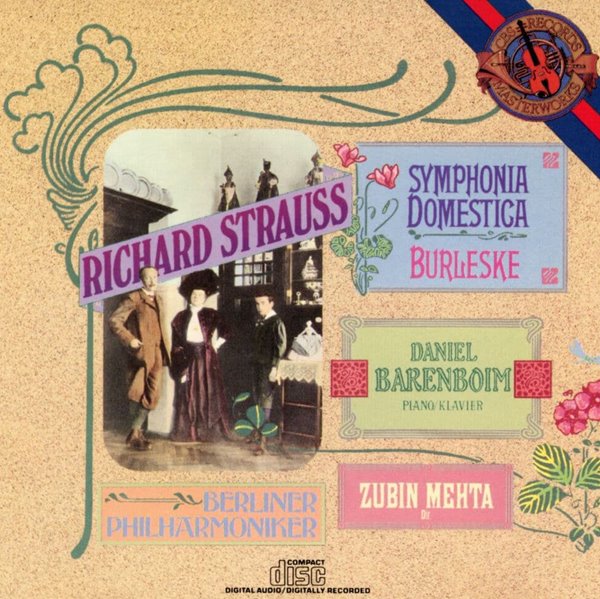 메타,바렌보임 - Zubin Mehta,Daniel Barenboim - Richard Strauss  Symphonia Domestica,Burleske [오스트리아발매]