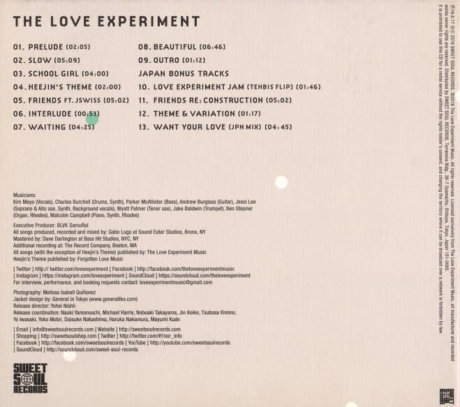 [일본반] The Love Experiment - The Love Experiment