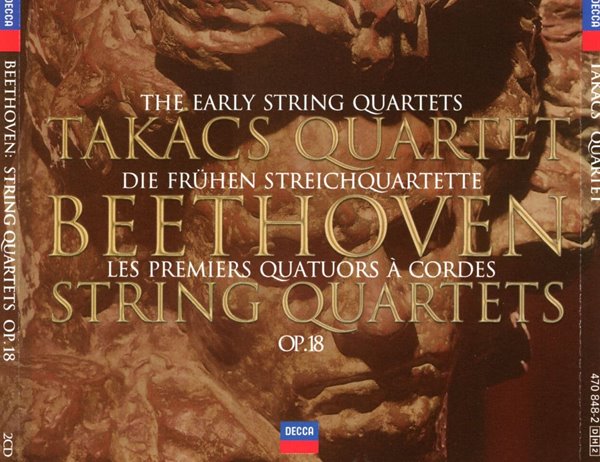 타카시 콰르텟 - Takacs Quartet - Beethoven The Early String Quartets Op.18 2Cds [독일발매]