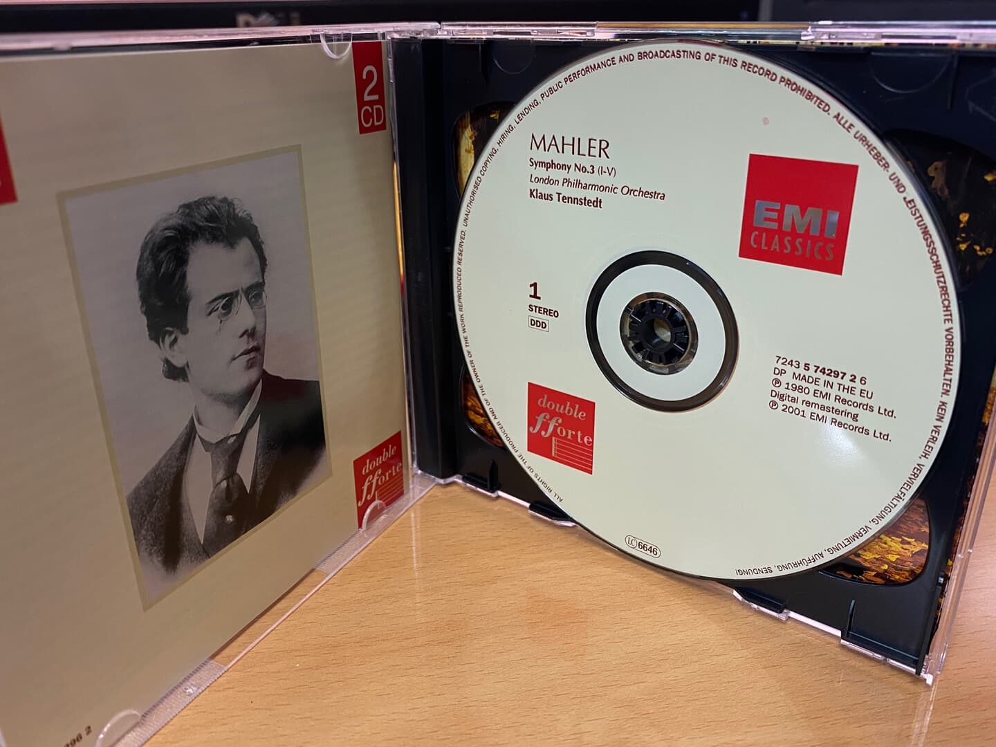 클라우스 텐슈테트 - Klaus Tennstedt - Mahler Symphonies Nos.3 & 4 2Cds [E.U발매]