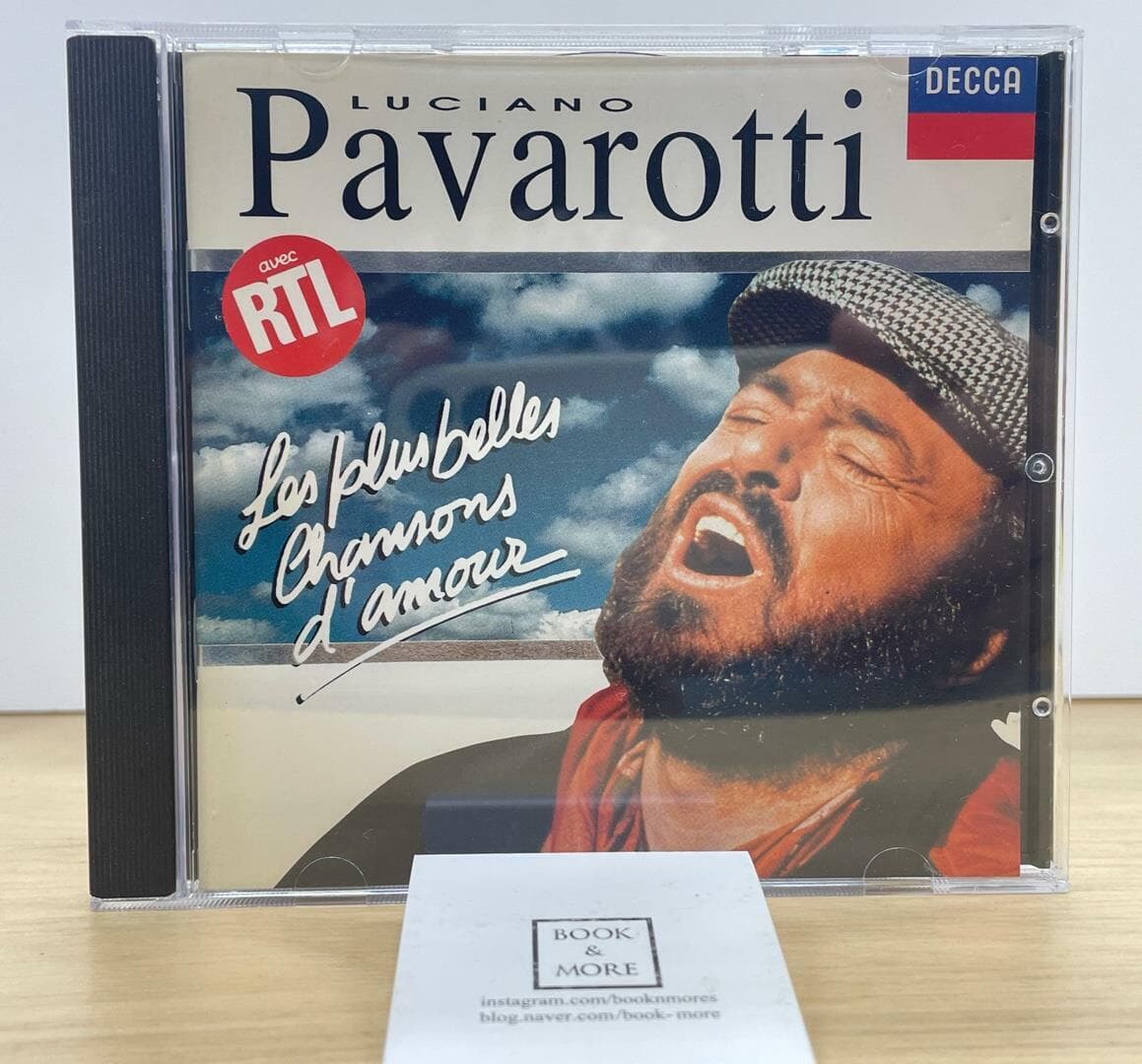 (수입CD) 파바로티 (Luciano Pavarotti) - Les Plus Belles Chansons D‘amour (영국발매) / 상태 : 최상 (설명과 사진 참고)