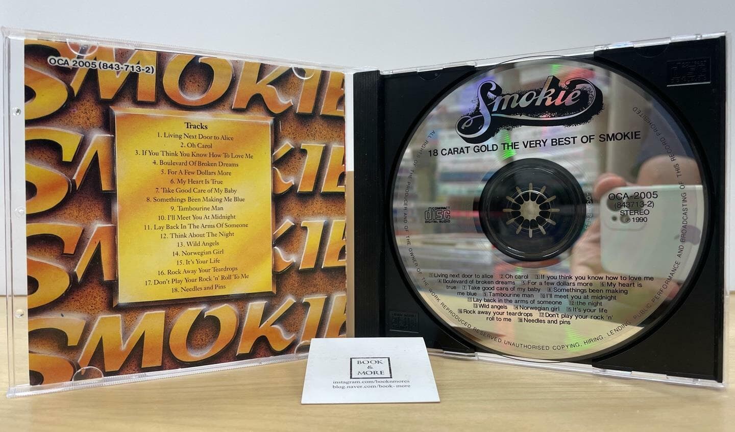 18 Carat Gold .The Very Best Of 스모키 (Smokie) / 상태 : 최상 (설명과 사진 참고)