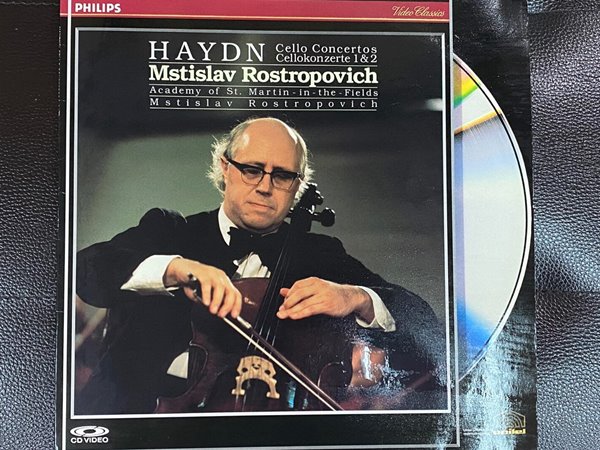 [LD] 로스트로포비치 - Rostropovich - Haydn Cello Concerto In C LD LD [독일발매]