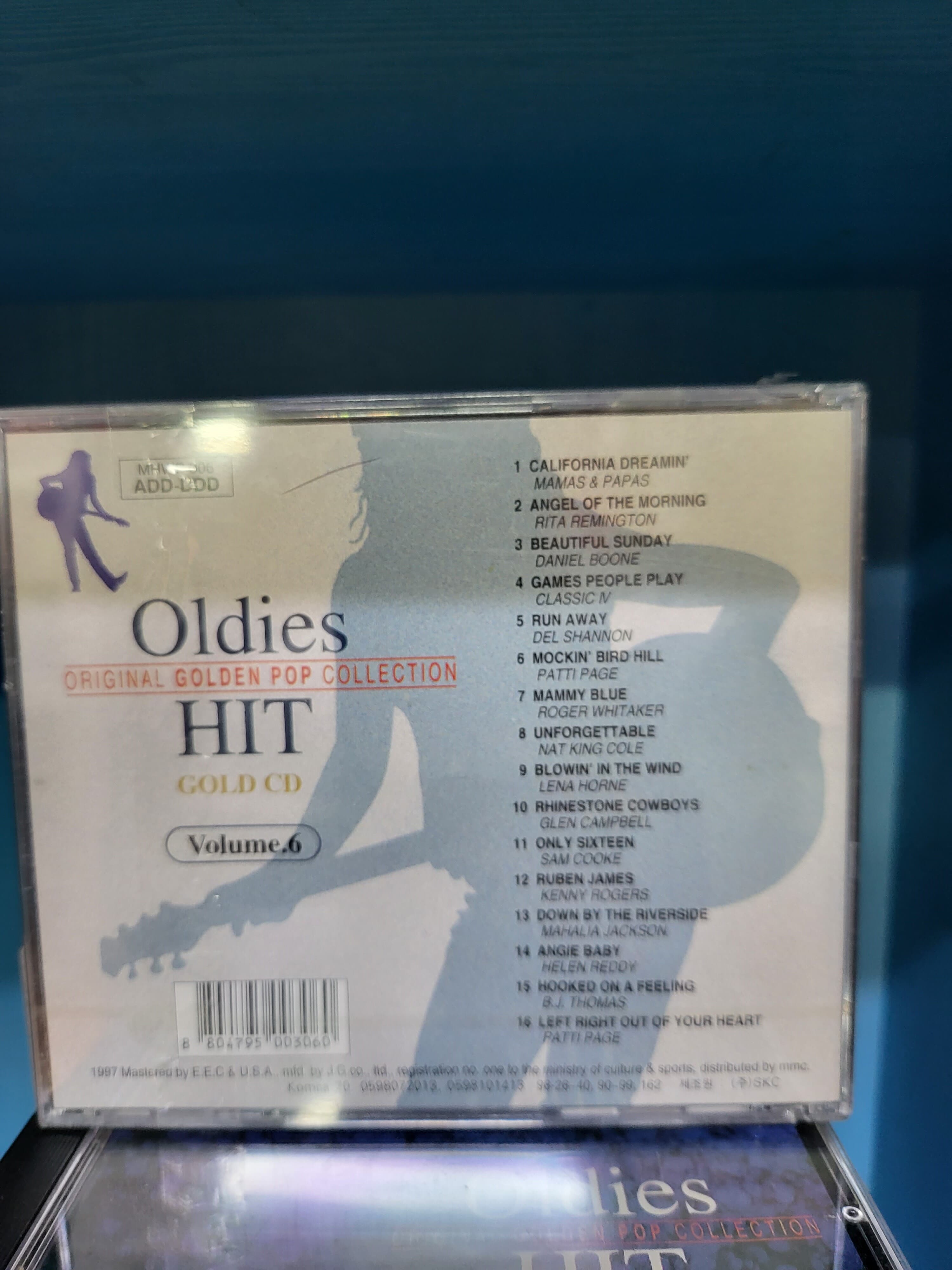 Oldies original Golden pop Collection Hit Gold CD Vol.6 //미사용