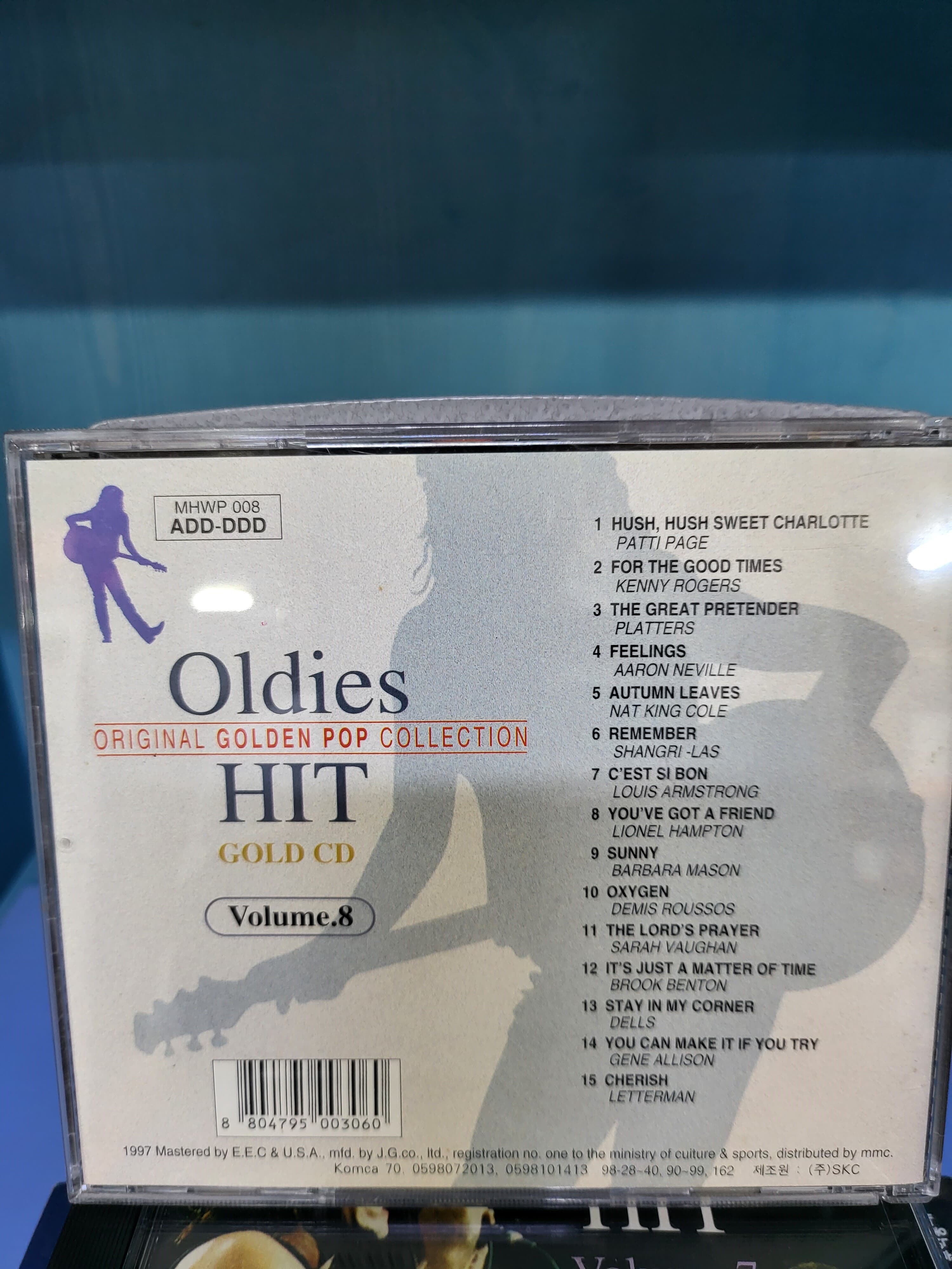 Oldies original Golden pop Collection Hit Gold CD Vol.8