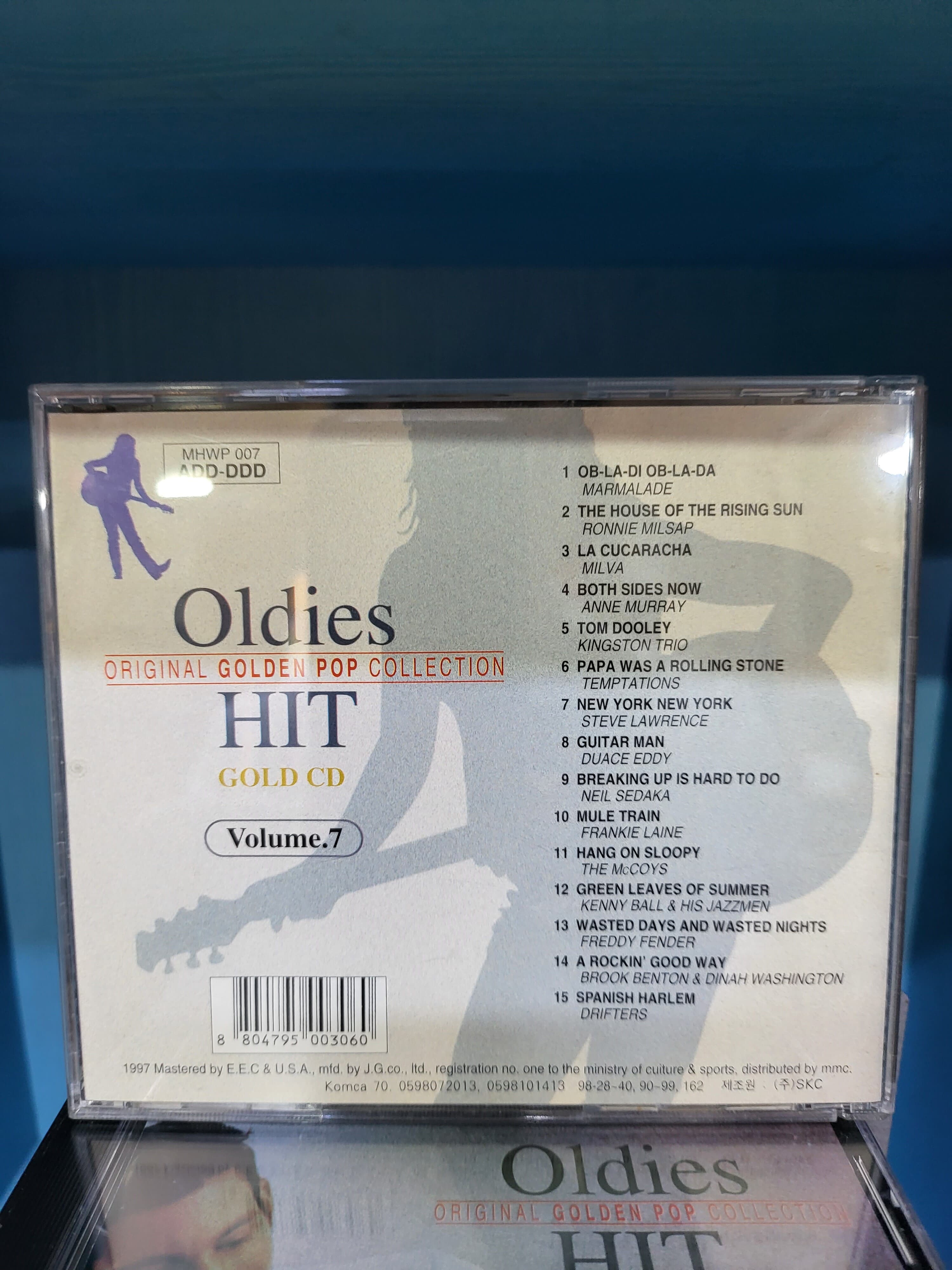Oldies original Golden pop Collection Hit Gold CD Vol.7