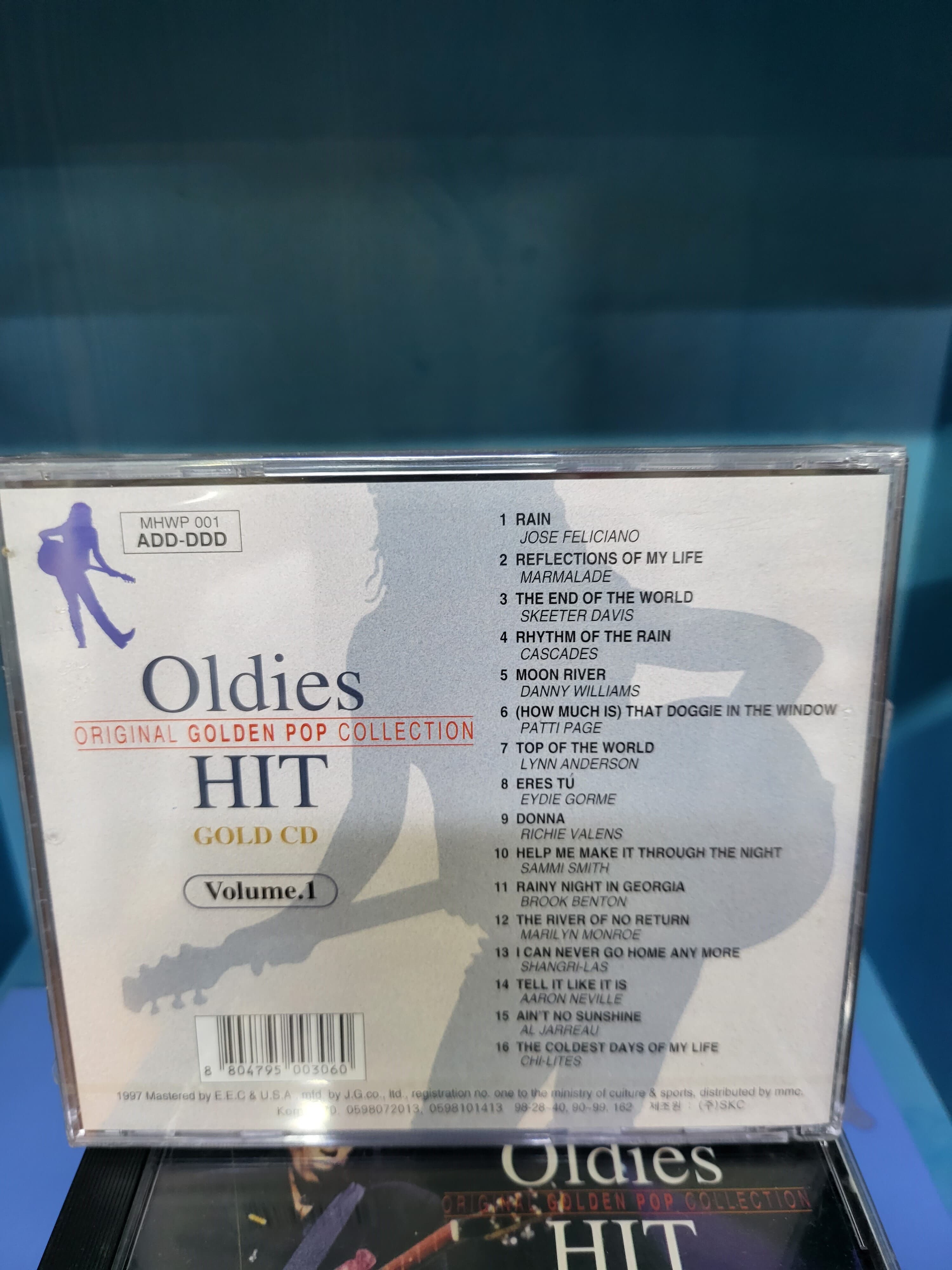 Oldies original Golden pop Collection Hit Gold CD Vol.1