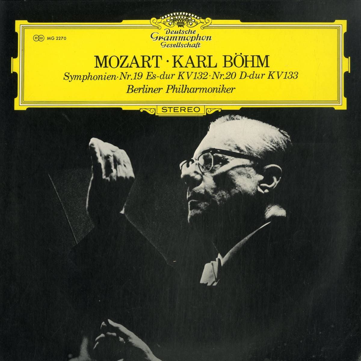 [일본반][LP] Karl Bohm - Mozart: Symphonien Nr.19 Es-dur KV132, Nr. 20 D-dur KV133 [Gatefold]