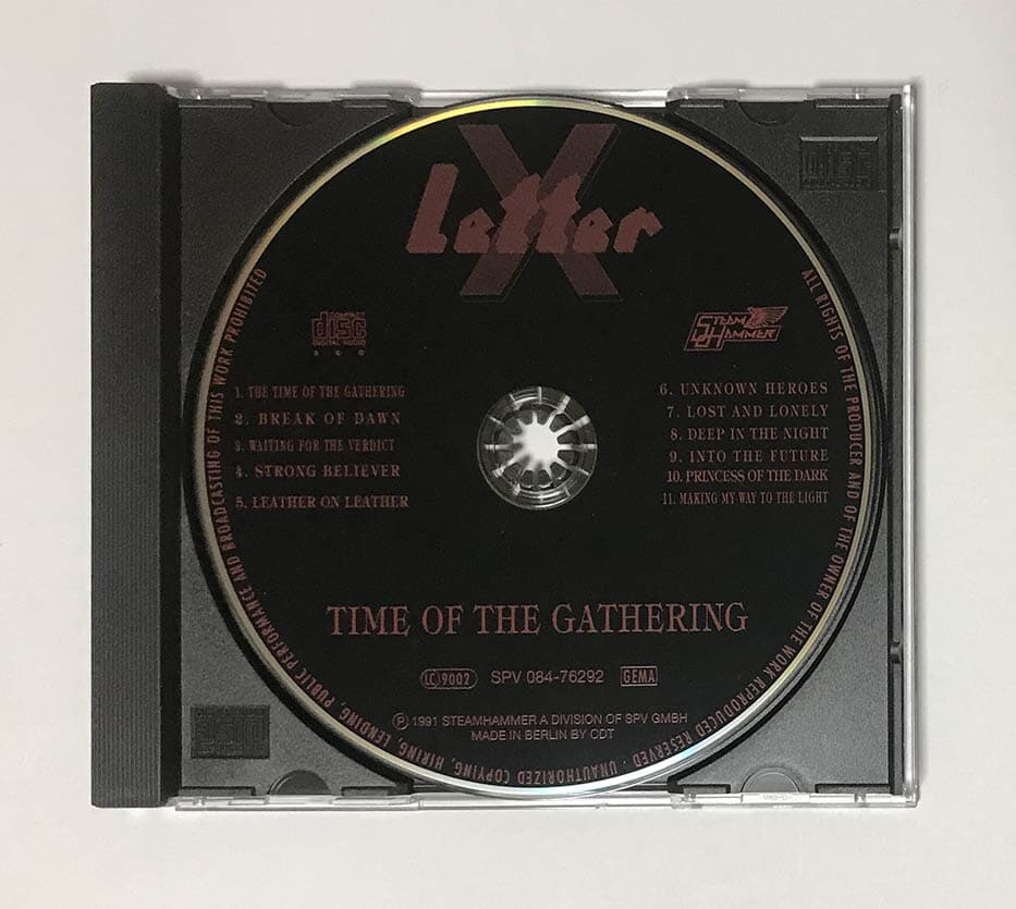 [수입CD] Letter X - Time Of The Gathering