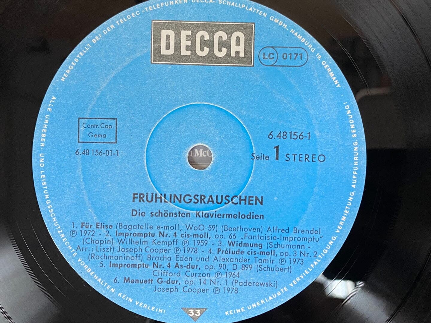 [LP] 알프레드 브렌델(V.A) - Alfred Brendel(V.A) - Fruhlingsrauschen 2Lps [독일반]