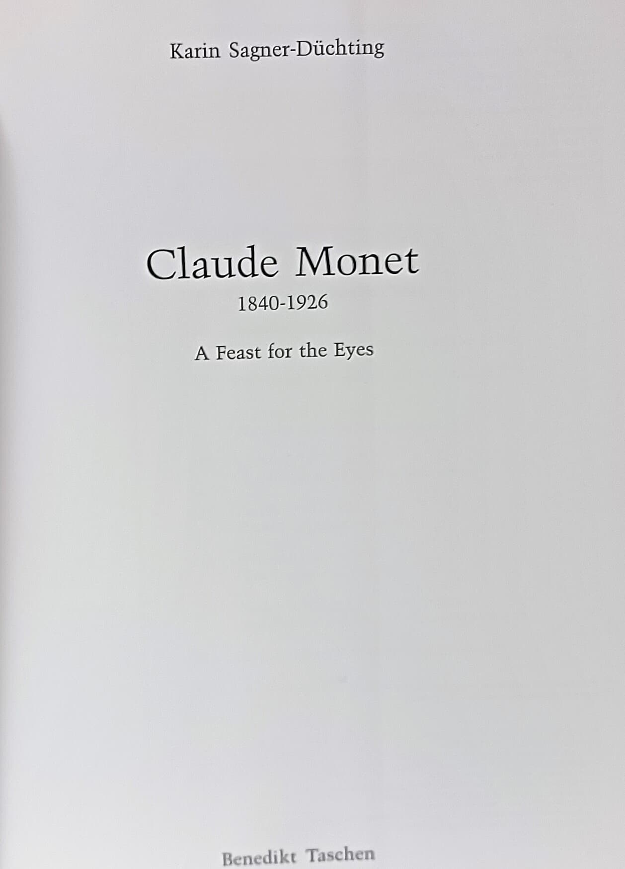 클라우드 모네 -MONET (영문판)-Claude Monet 1840-1926- 242/300/18, 220쪽-서양화 미술도록-