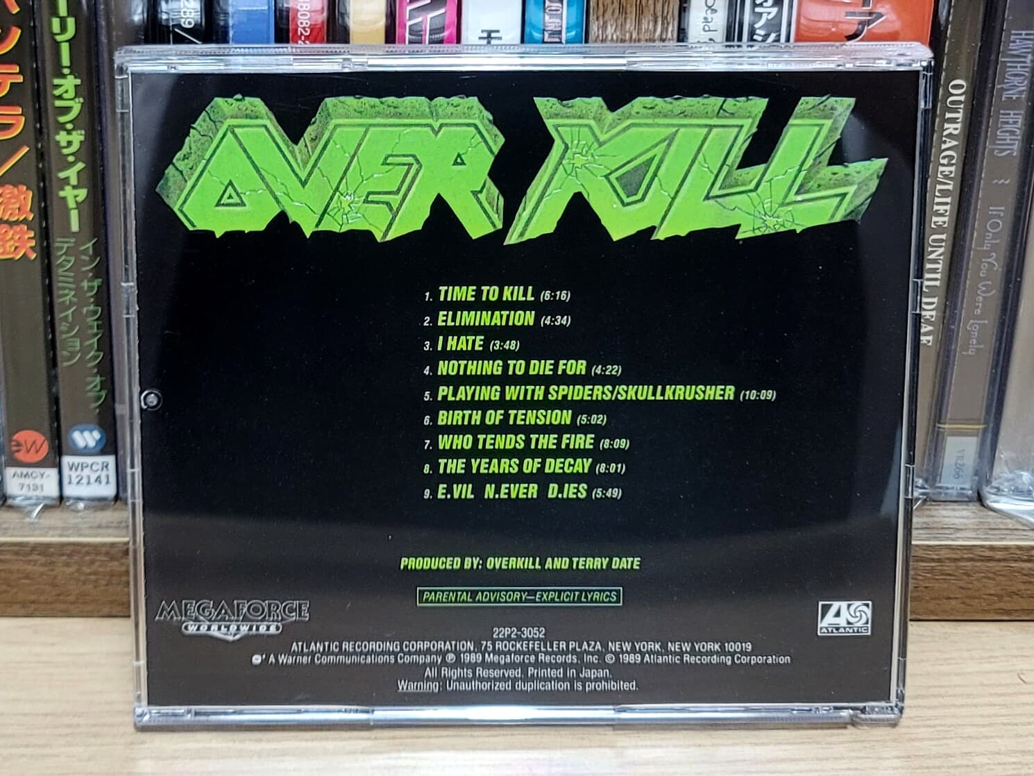 (일본반) Overkill - The Years Of Decay