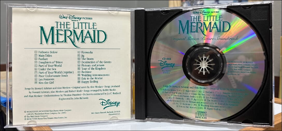 The Little Mermaid(인어공주) - Walt Disney Pictures : OST (US발매)