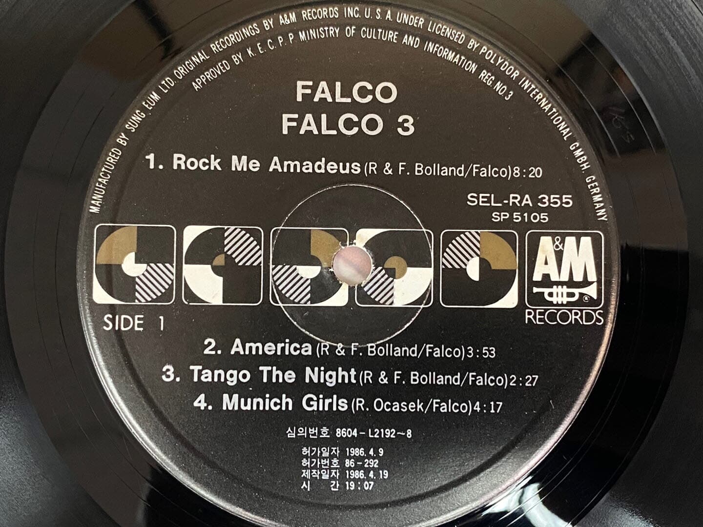 [LP] 팔코 - Falco - Falco 3 LP [성음-라이센스반]