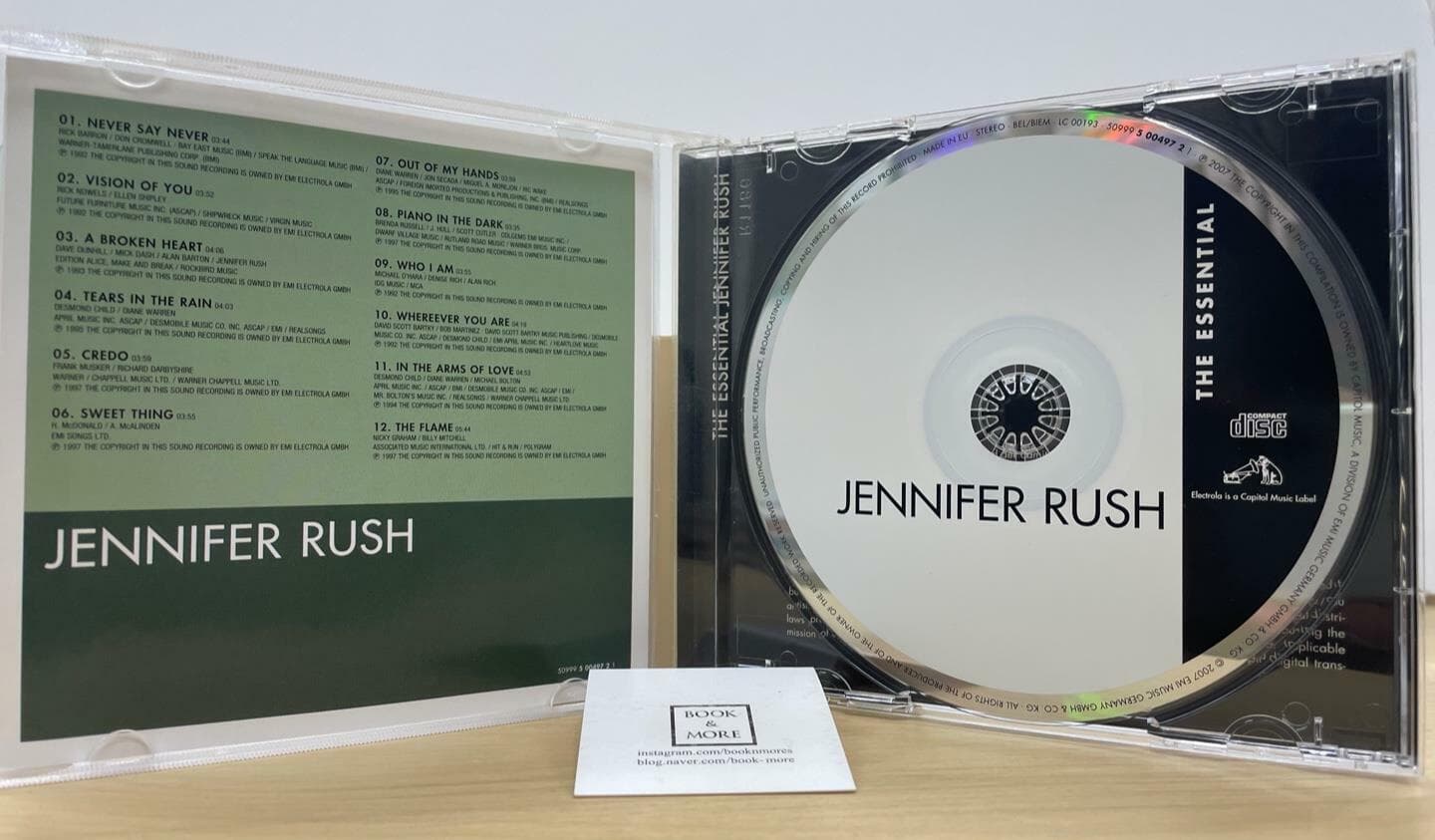 (수입CD) JENNIFER RUSH - ESSENTIAL / EMI / 상태 : 최상 (설명과 사진 참고)