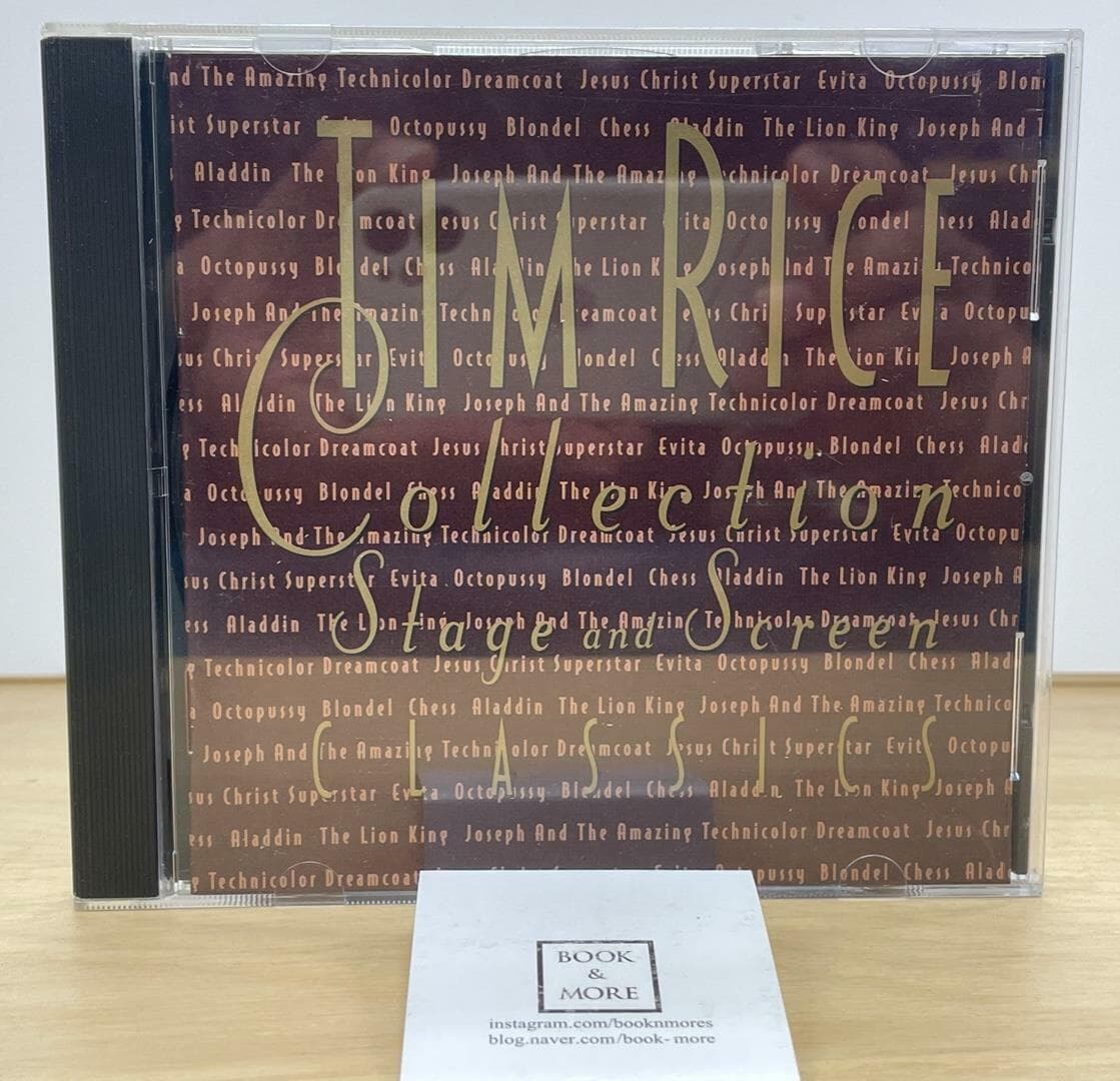 (수입CD) Tim Rice Collection: Stage and Screen Classics / Rhino / 상태 : 최상 (설명과 사진 참고)