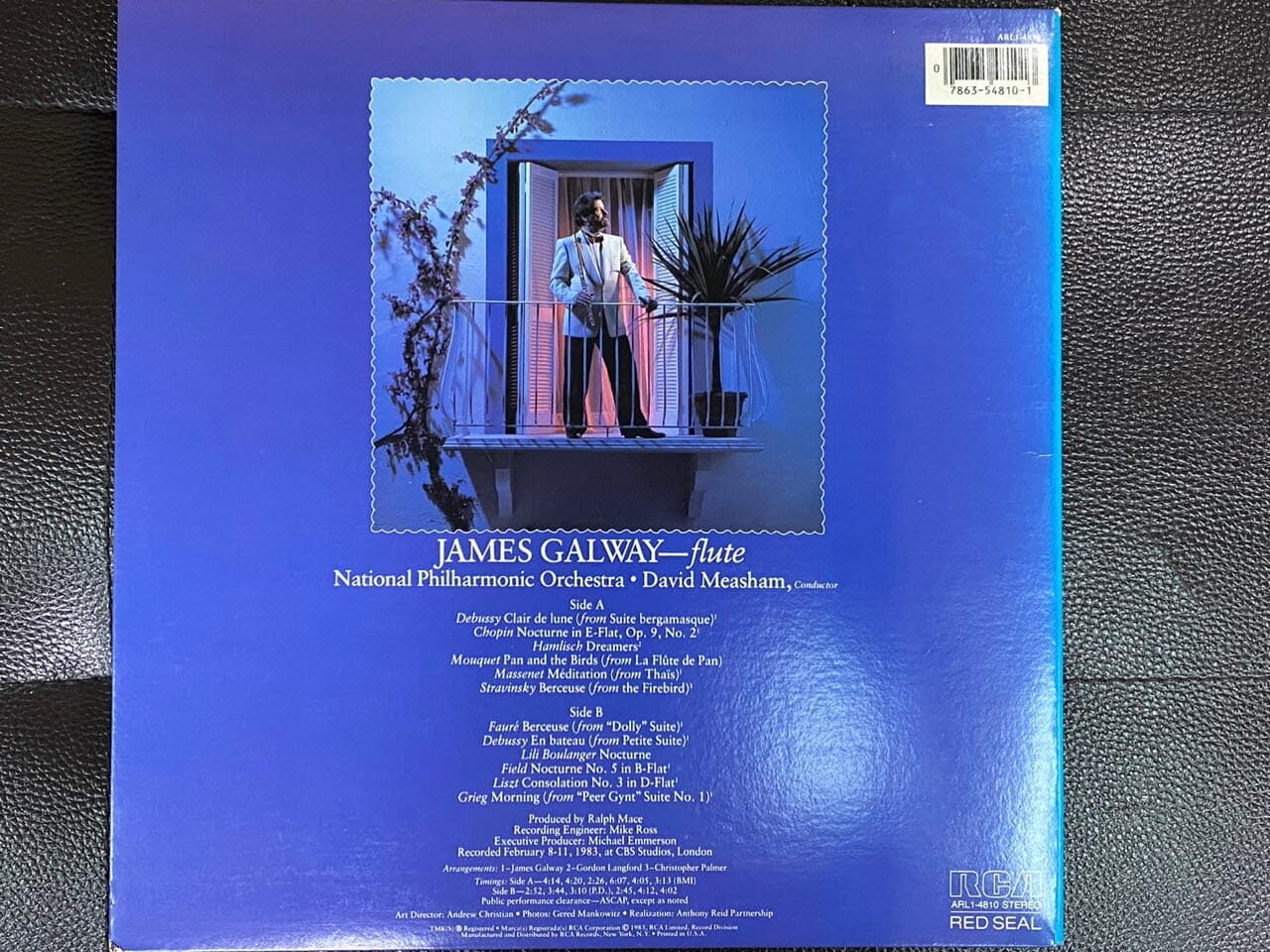 [LP] 제임스 골웨이 - James Galway - Nocturne LP [U.S반]