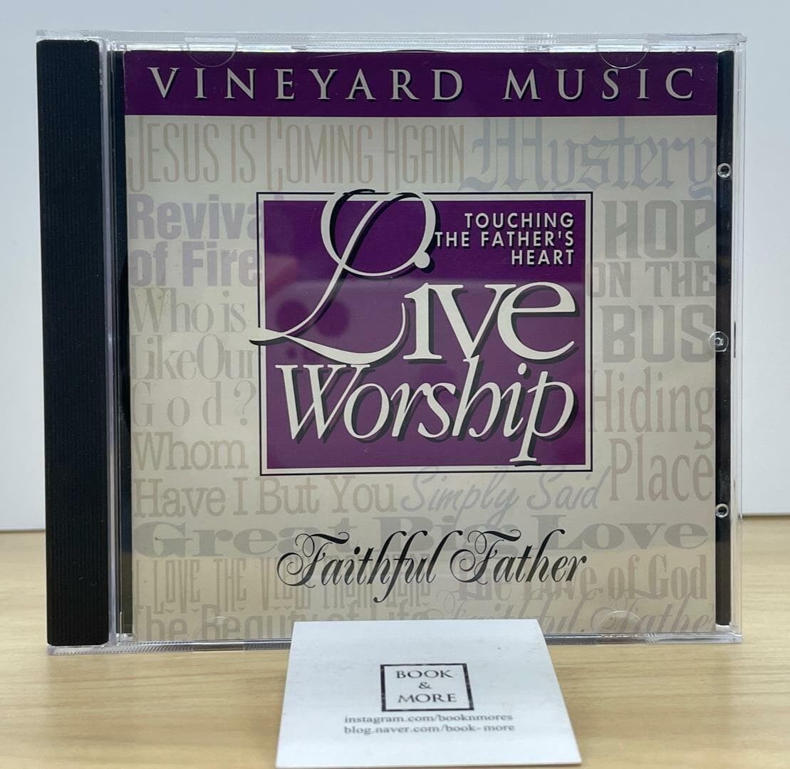 (수입CD) Cd1b Faithful Father Touching The Father‘s Heart 26 Vineyard Live Worship Gospel / 상태 : 최상