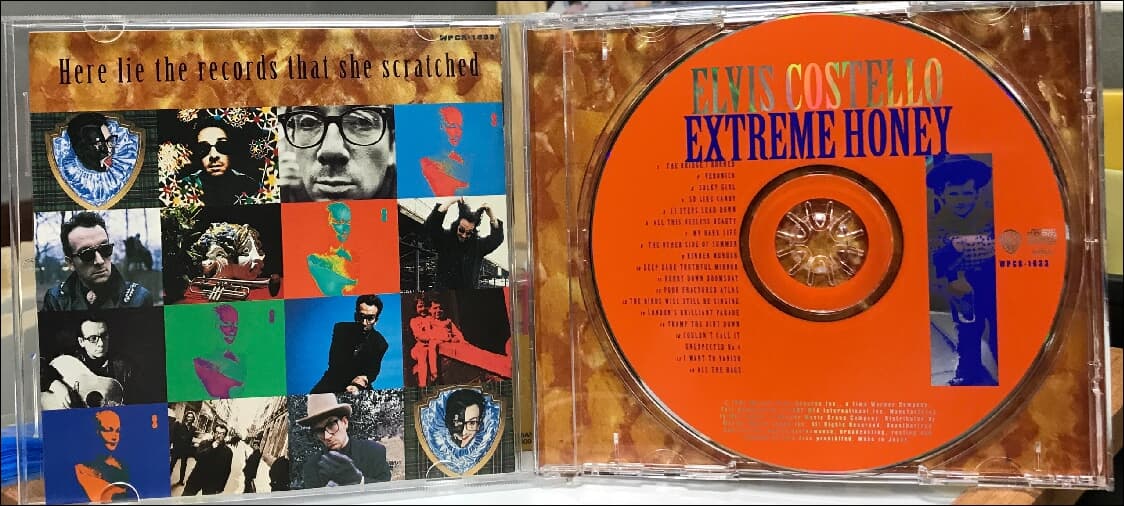 엘비스 코스텔로 (Elvis Costello) - Extreme Honey: The Very Best Of The Warner Bros. Years(일본발매)