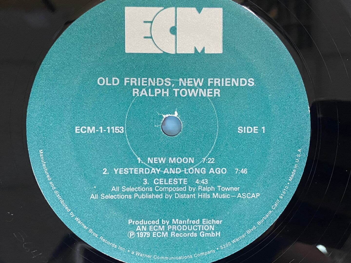 [LP] 랄프 타우너 - Ralph Towner - Old Friends, New Friends LP [U.S반]