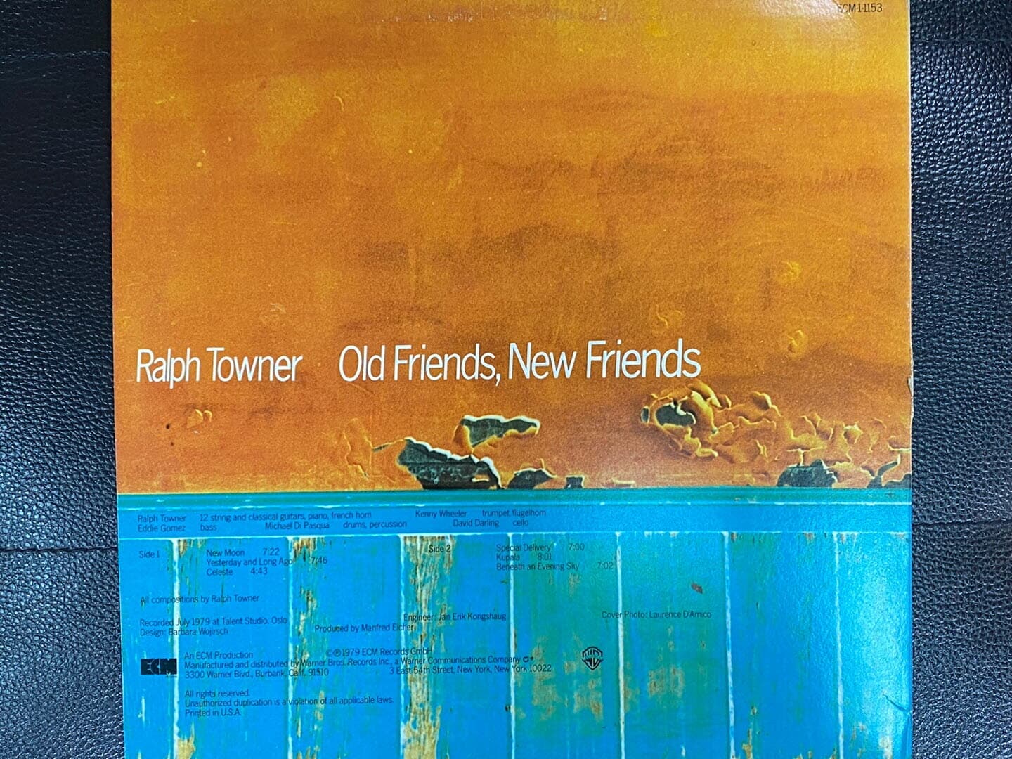 [LP] 랄프 타우너 - Ralph Towner - Old Friends, New Friends LP [U.S반]