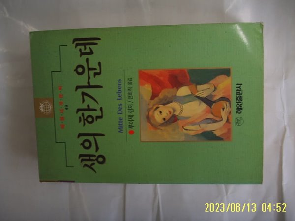 루이제 린저. 전희직 옮김 / 혜원출판사 / 생의 한가운데 -꼭 상세란참조