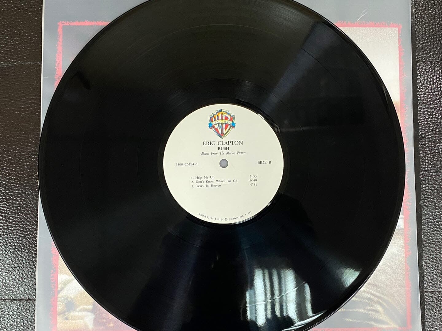 [LP] 러쉬 - Rush OST (Eric Clapton) LP [Warner-라이센스반]