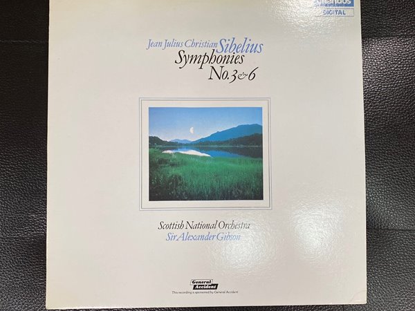 [LP] 알렉산더 깁슨 - Alexander Gibson - Sibelius Symphonies No.3 & 6 LP [서울-라이센스반]