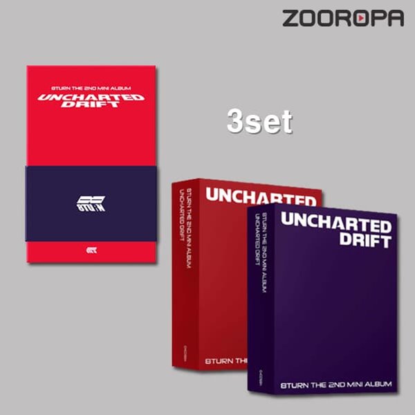 [미개봉/3종세트] 8TURN 에잇턴 UNCHARTED DRIFT 2집 미니앨범