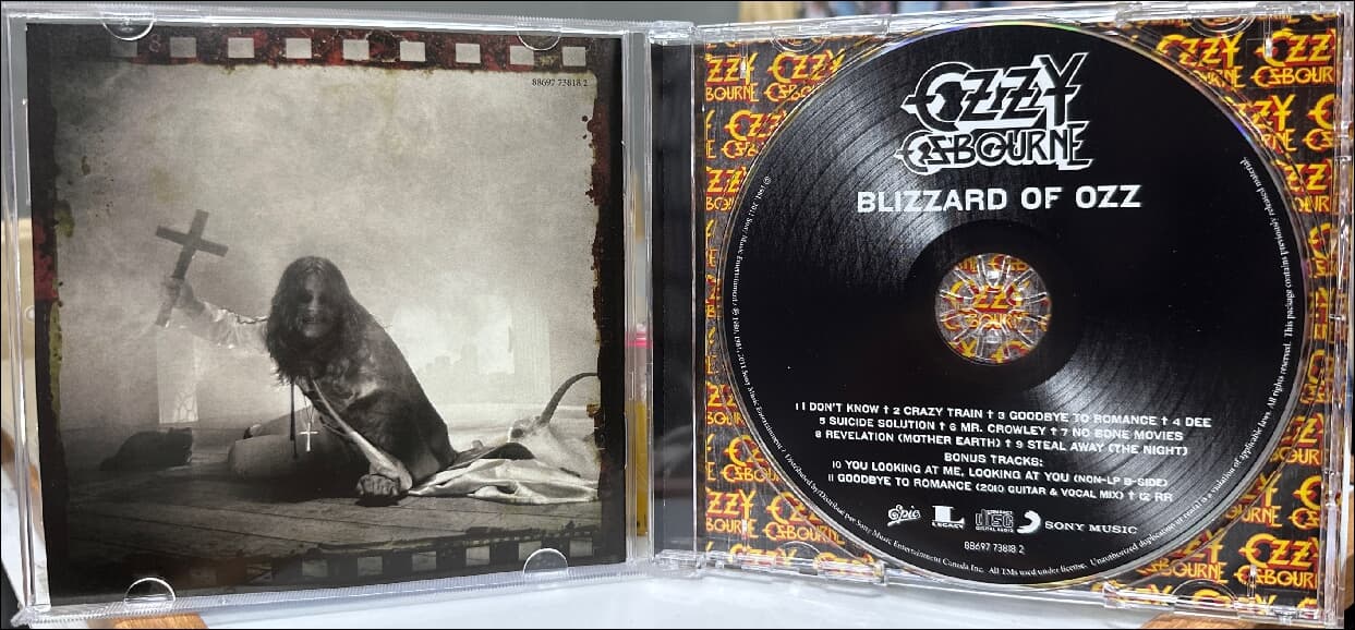 오지 오스본 (Ozzy Osbourne) - Blizzard Of Ozz (US발매)