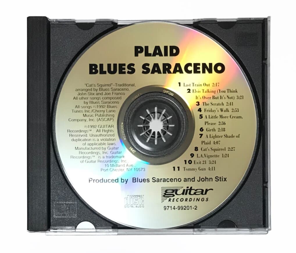 [수입CD] Blues Saraceno - Plaid