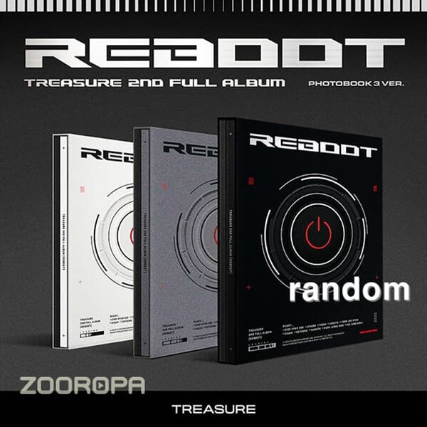 [미개봉/주로파] 트레저 TREASURE REBOOT 2ND FULL ALBUM PHOTOBOOK VER.