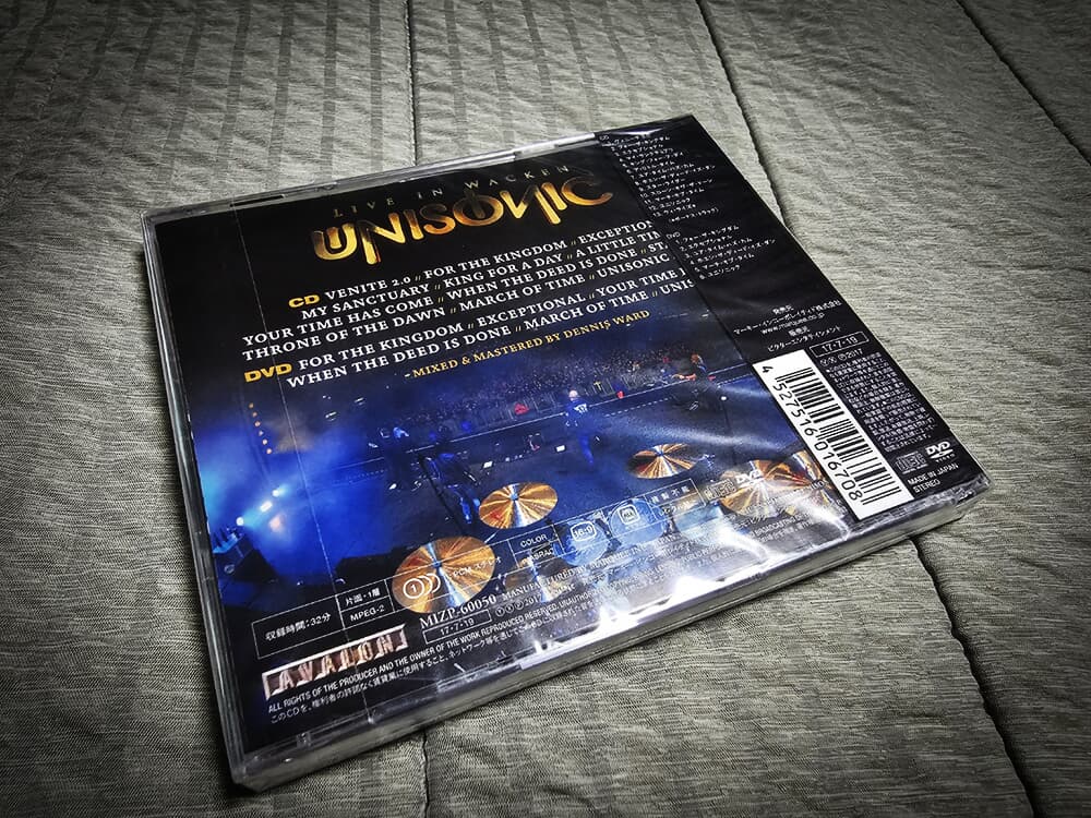 Unisonic (카이한센, 마이클키즈케) - Live in Wacken (CD+DVD) [일본반/미개봉신품]