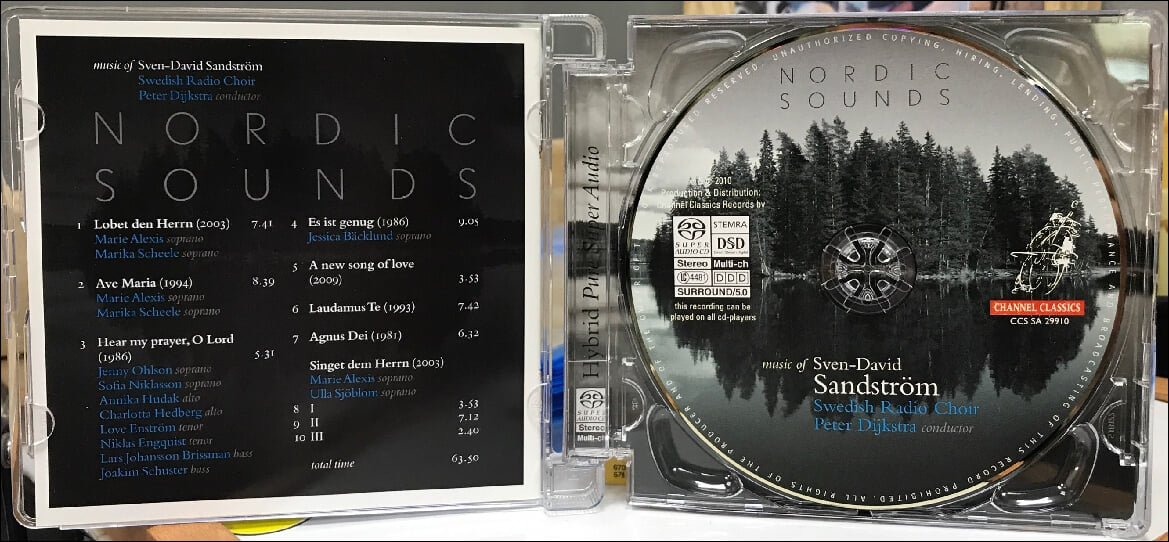 산트스트룀 (Sven-Daivd Sandstrom) : Nordic Sounds (노르웨이의 소리) - 다이크스트라 (Peter Dijkstra) (독일발매) (SACD)