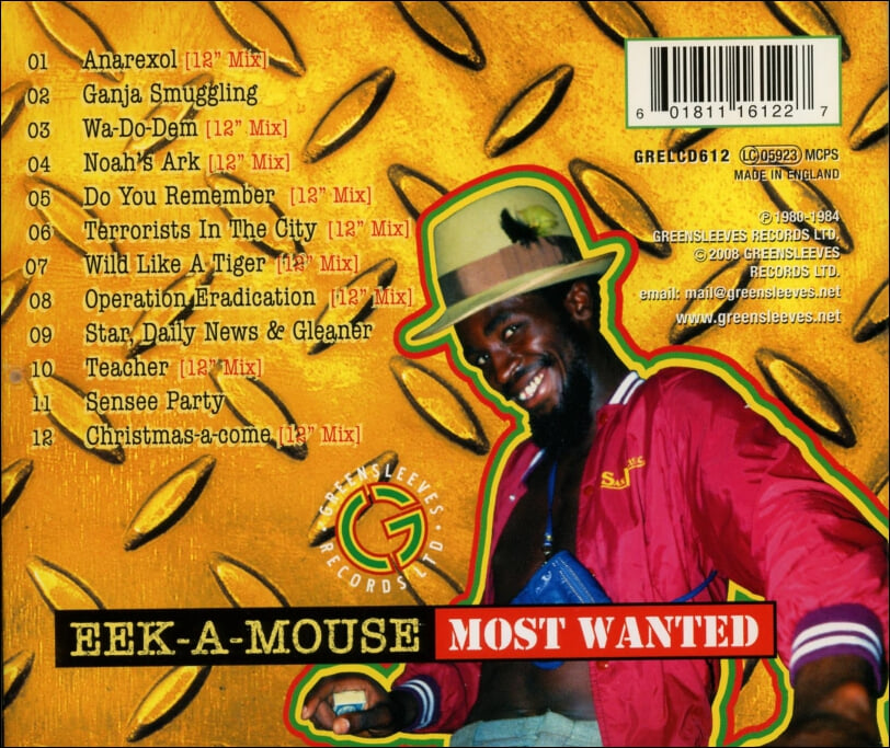 엑 아 마우스 (Eek-A-Mouse) - Most Wanted (UK발매)