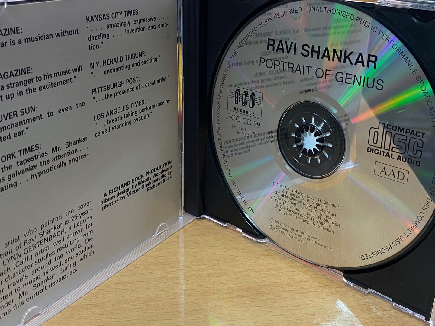 라비 샹카 - Ravi Shankar - Portrait Of Genius [U.K발매]