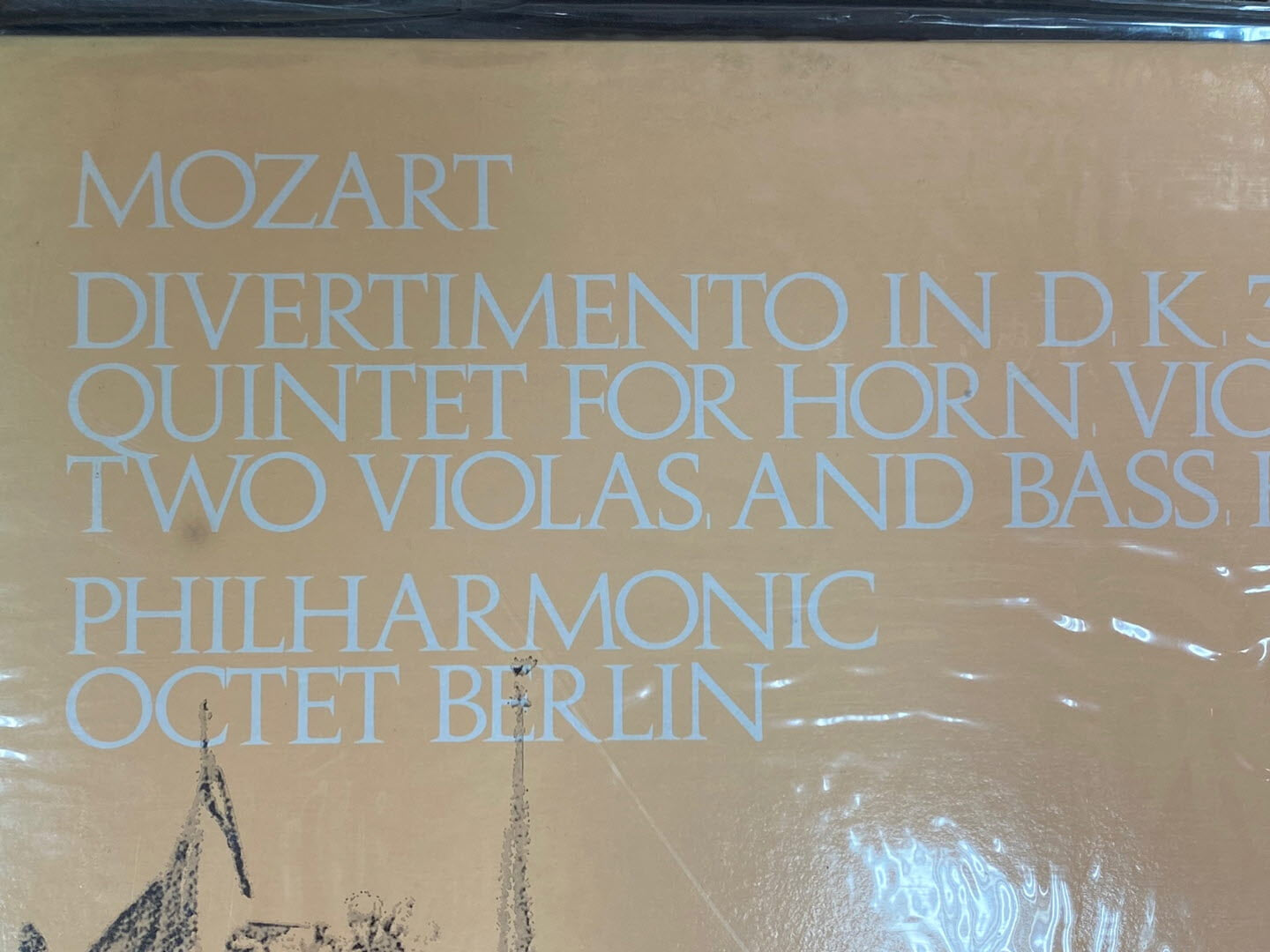 [LP] 베를린 필하모니 옥텟 - Berlin Philharmonic Octet - Mozart Divertimento K.334 LP [미개봉] [성음-라이센스반]