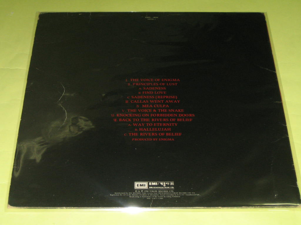 Enigma - MCMXC a.D.  The Limited Edition ,,, LP음반