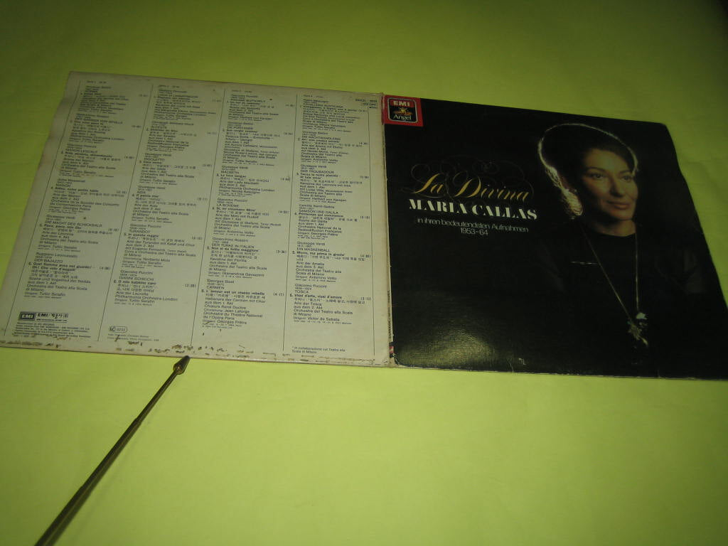 Maria Callas ? La Divina - Maria Callas in ihren bedeutendsten Aufnahmen 1953-64 -  La Divinaj Mono ,,, 더블자켓 2LP음반 